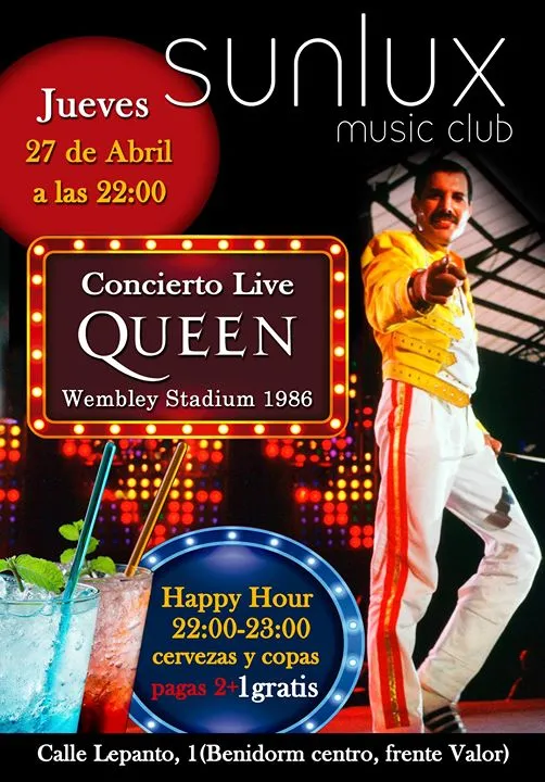 Concierto Live Queen