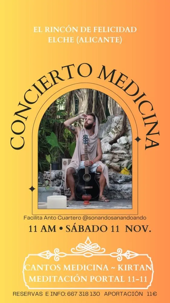 Concierto Medicina y Meditación 11:11 en Elche