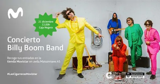 Concierto Movistar+. Billy Boom Band