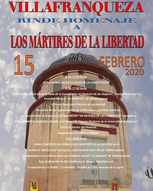 Concierto Mártires de la Libertad. 15-febrero