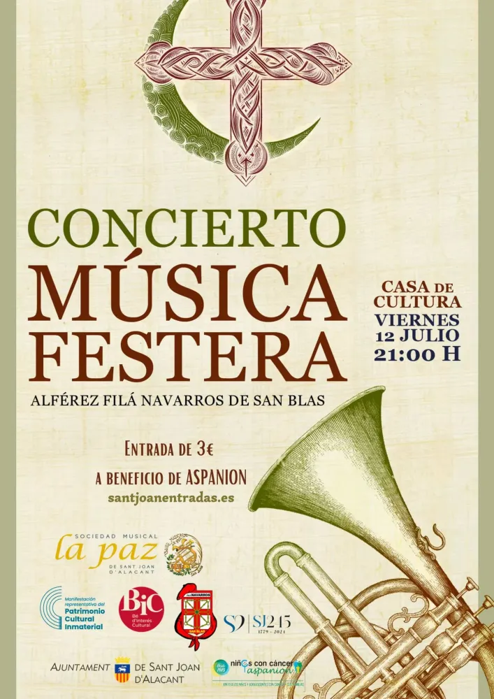 Concierto Música Festera Alférez Filà Navarros de San Blas