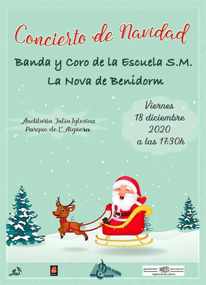 Concierto Navidad Banda y coro de la Escuela SM