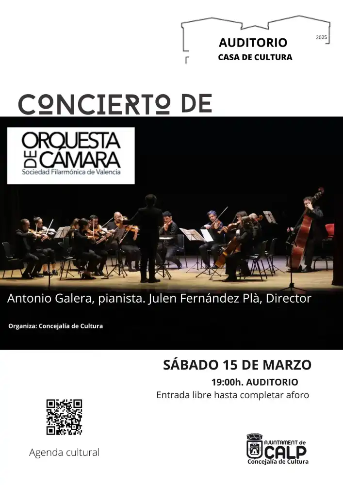 Concierto Orquesta de Cámara de la Sociedad Filarmónica de Valencia