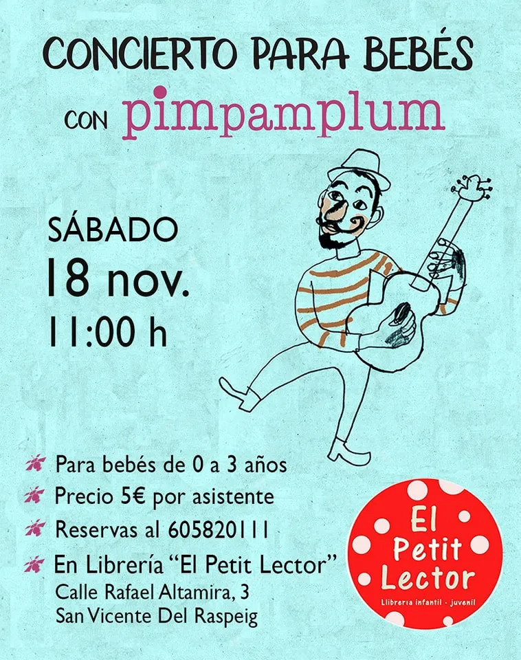 Concierto para bebés con Pim Pam Plum