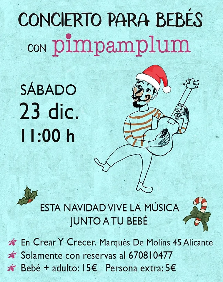 Concierto para bebés con Pim Pam Plum
