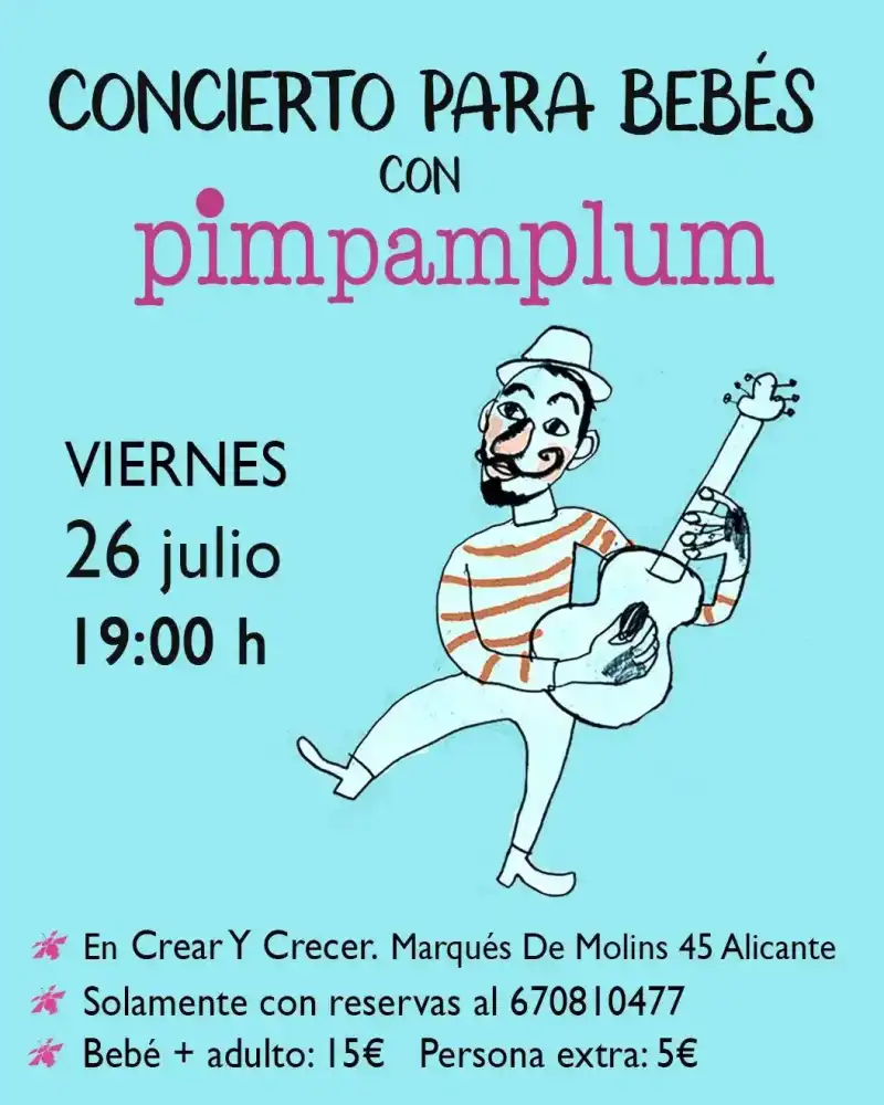 Concierto para bebés con Pimpamplum