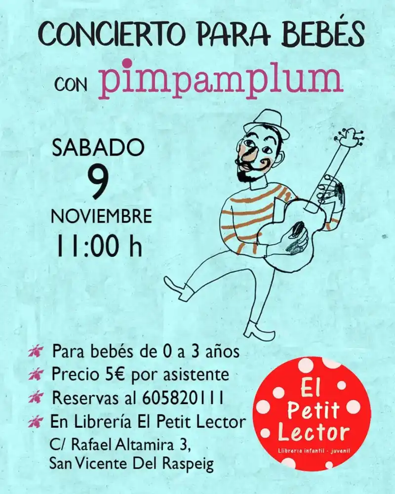 Concierto para bebés con Pimpamplum