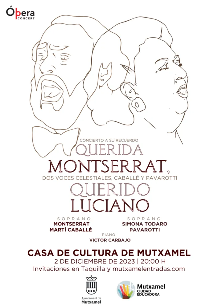 Concierto Querida Montserrat, Querido Luciano