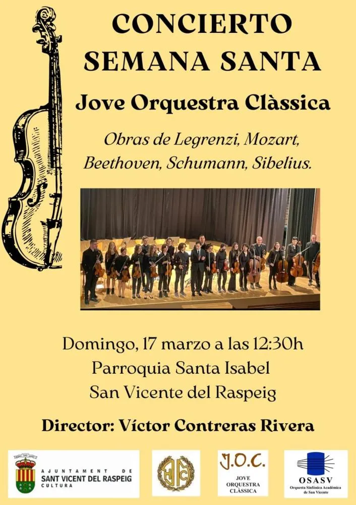 Concierto Semana Santa Jove Orquestra Clàssica