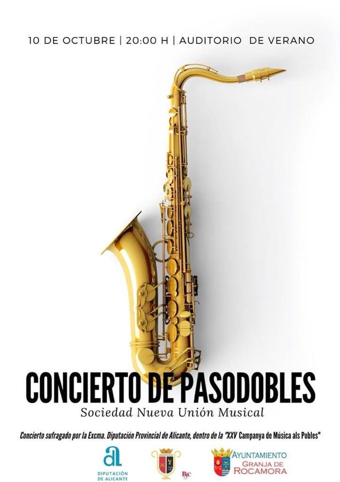 Concierto Sociedad Nueva Unión Musical de Granja de Rocamora