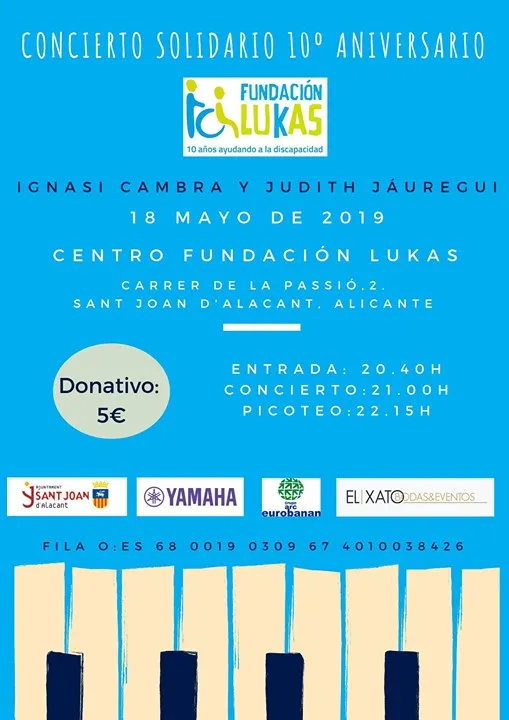 Concierto solidario 10º Aniversario