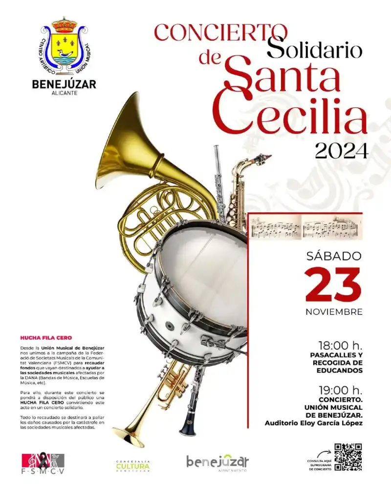 Concierto solidario de la banda de Benejúzar