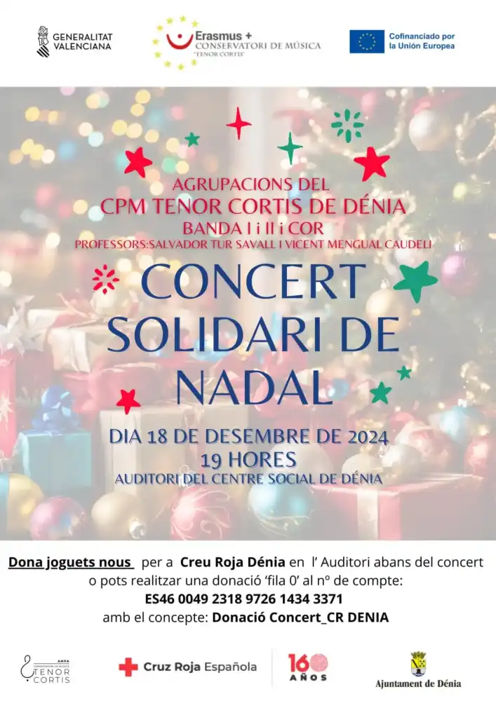 Concierto Solidario de Navidad Dénia 2024