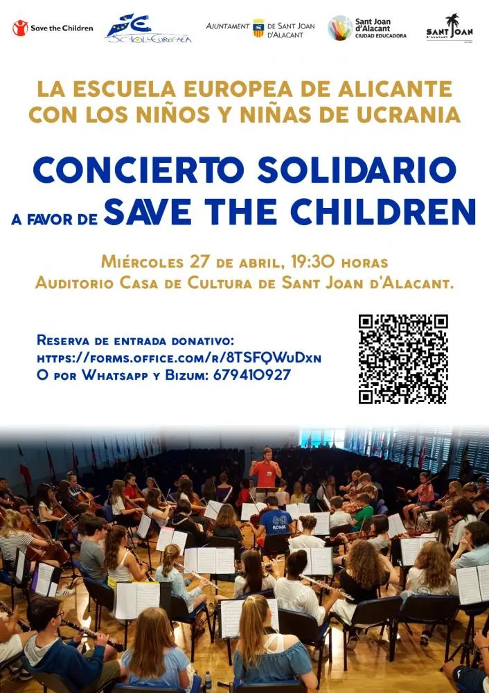 Concierto solidario por los niños de Ucrania