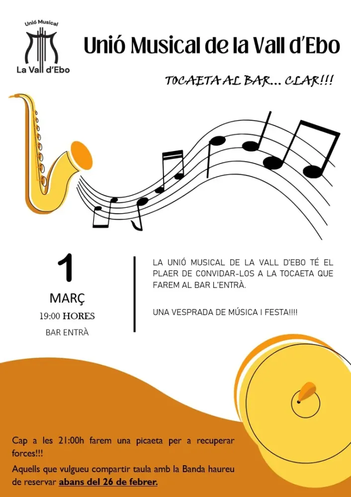 Concierto Unión musical de la Vall d'Ebo