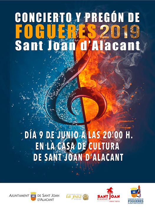 Concierto y Pregón de Fogueres 2019 Sant Joan d'Alacant