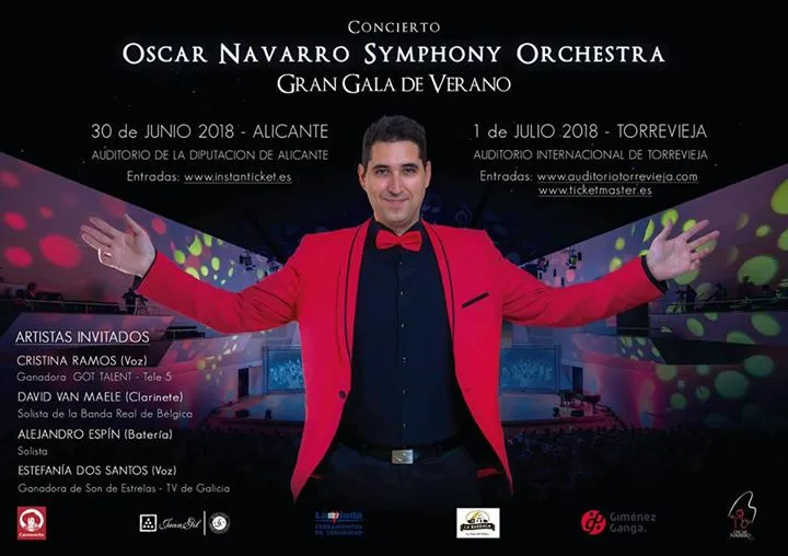 Concierto "Gran Gala de Verano"- Oscar Navarro en Alicante