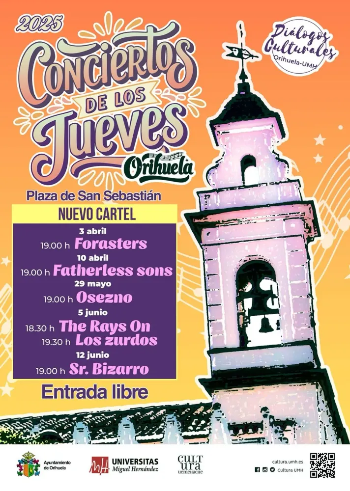 Conciertos de los Jueves Orihuela 2025