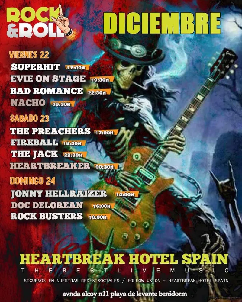 Conciertos Heartbreak Hotel Navidad 2023