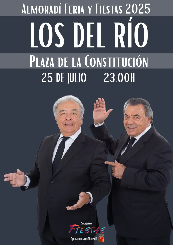 Concierto: Los del Río ► Almoradí Feria y Fiestas 2025