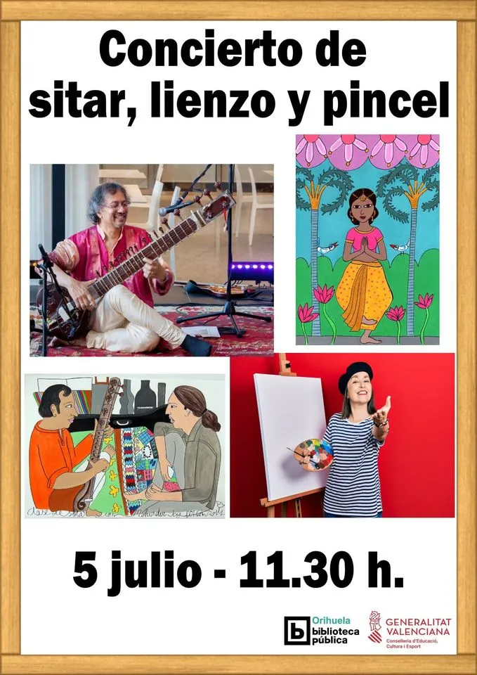 Concierto: "Sitar, lienzo y pintel"