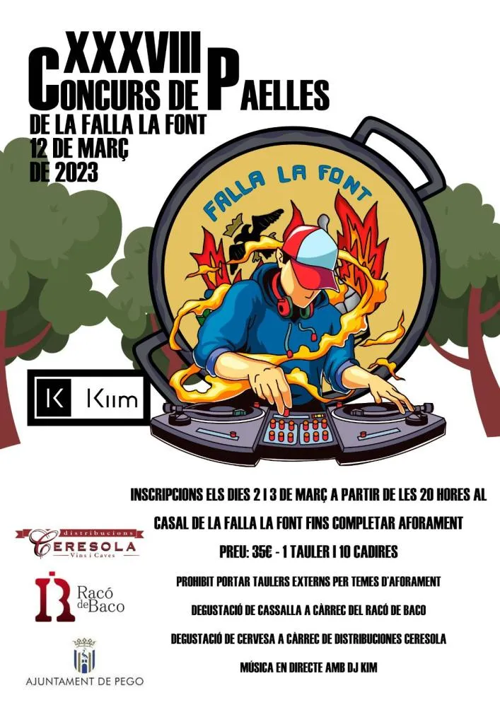 Concurso de paellas Falla la Font