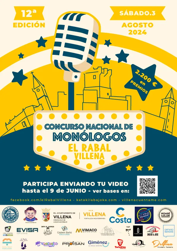 Concurso Nacional de Monólogos El Rabal 2024