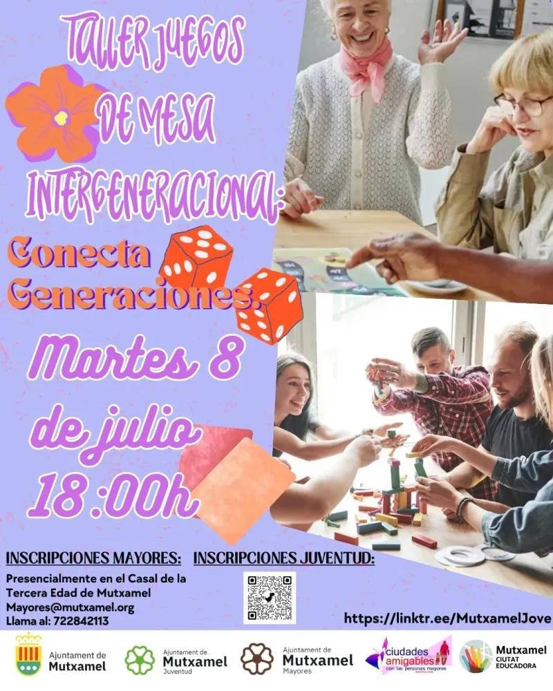 Conecta Generaciones - Taller juegos de mesa intergeneracional