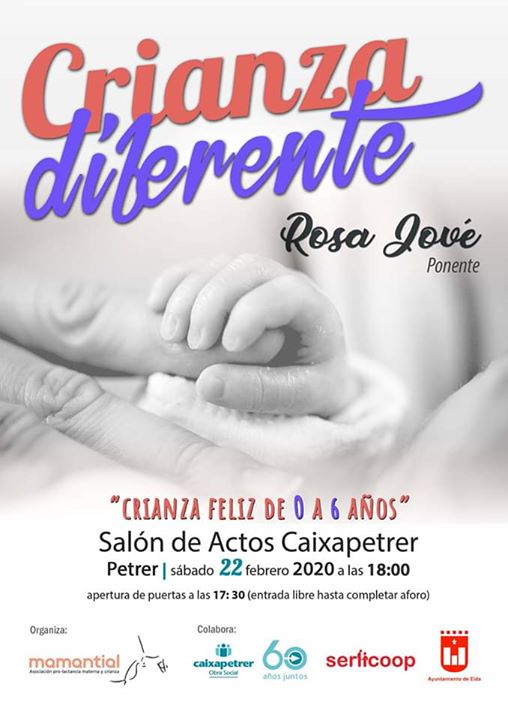 Conferencia "Crianza Diferente" por Rosa Jové