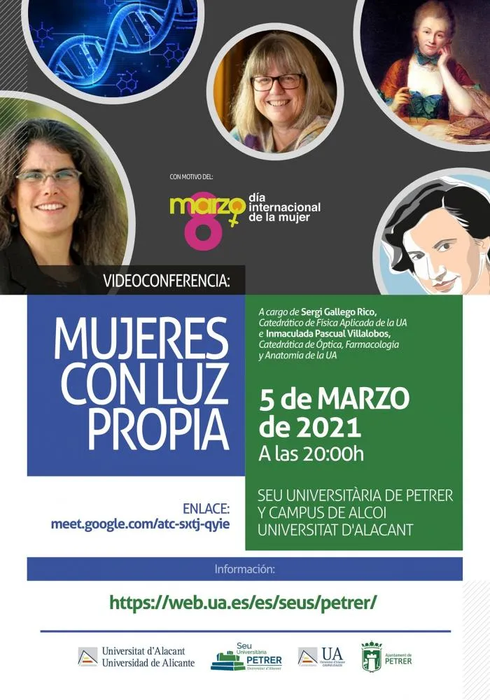Conferencia en línea «Mujeres con luz propia»