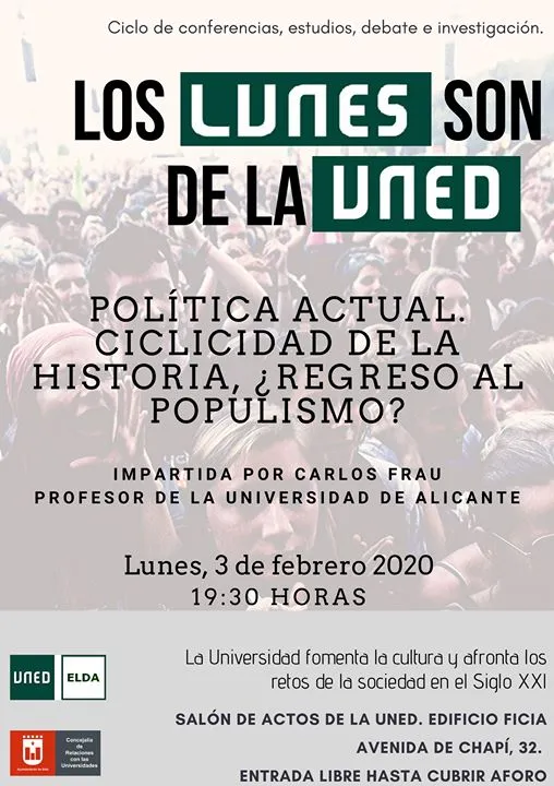 Conferencia Los lunes son de la UNED de Elda