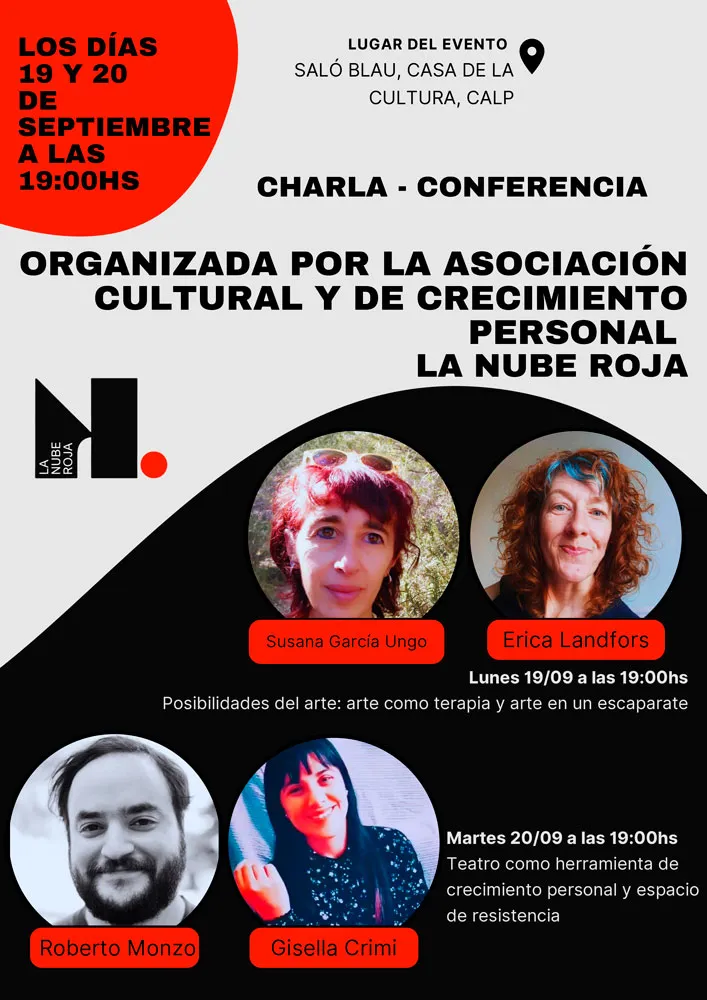 Conferencia "Arte como terapia y Arte en un escaparate"