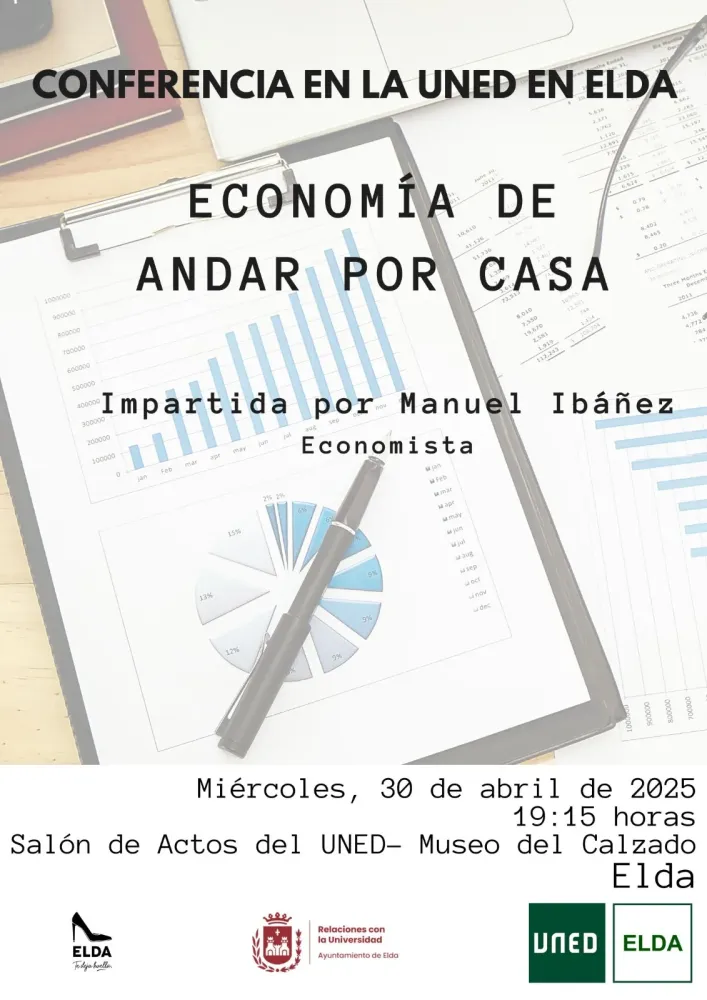 Conferencia "Economía de andar por casa" a cargo de Manuel Ibáñez, Economista