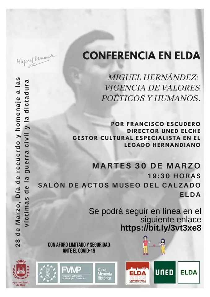 Conferencia "Miguel Hernández: vigencia de los valores poéticos y humanos"