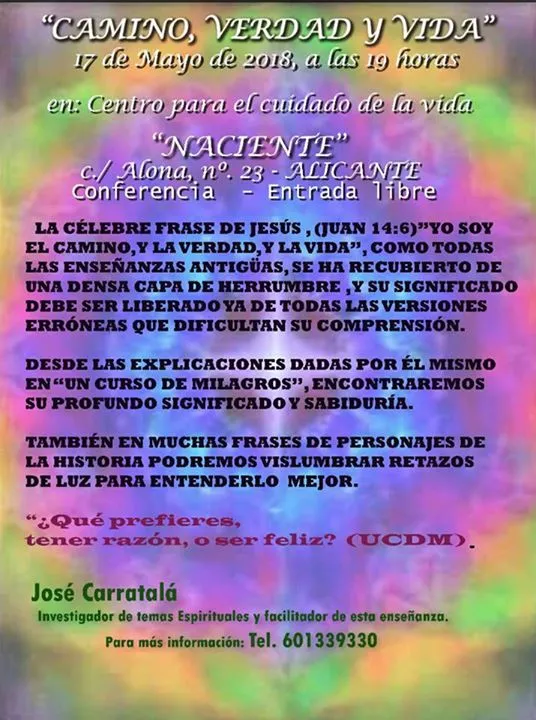 Conferencia: Camino, Verdad Y Vida