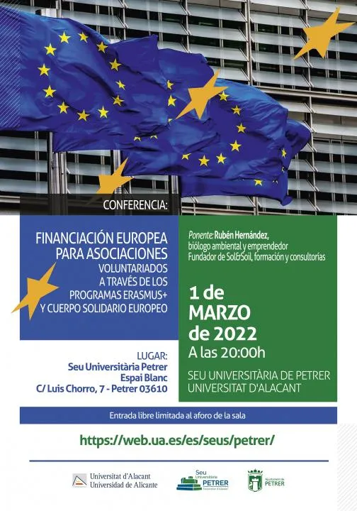 Conferencia: Financiación europea para asociaciones