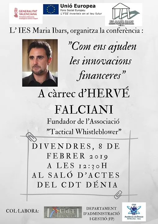 Conferència d'HERVÉ FALCIANI