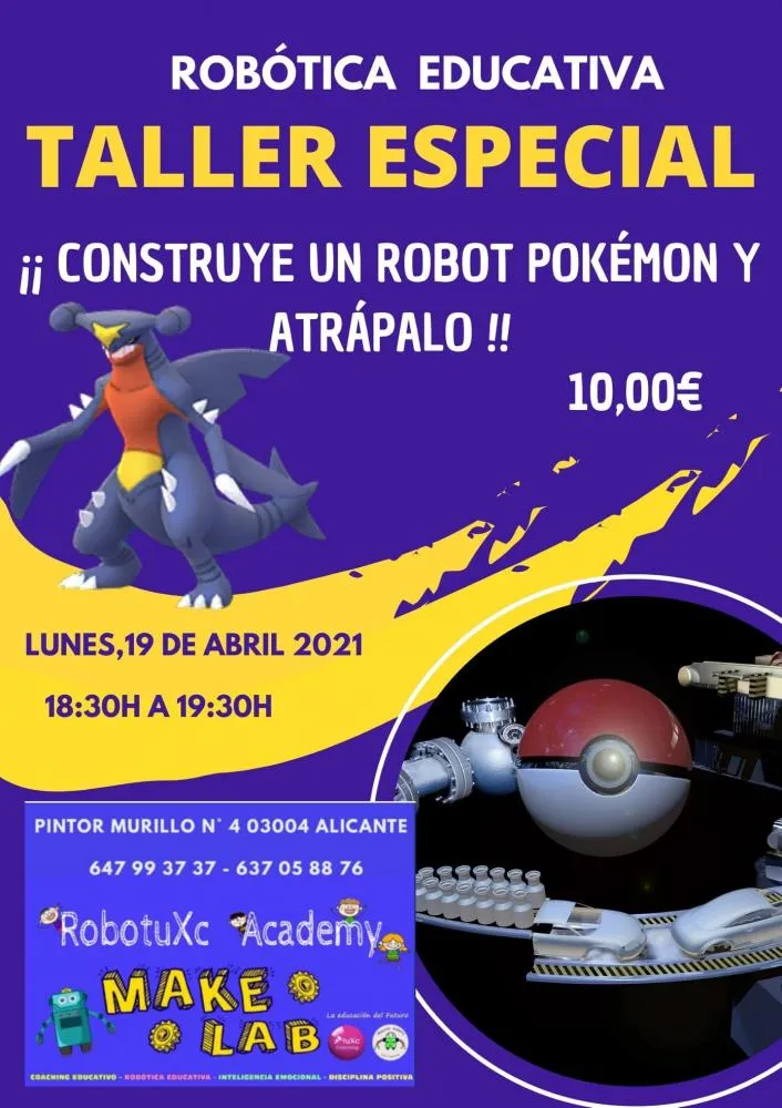 Construye un Robot Pokémon y atrápalo