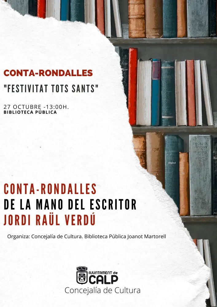 Conta-rondalles - De la mano del escritor Jordi Raül Verdú