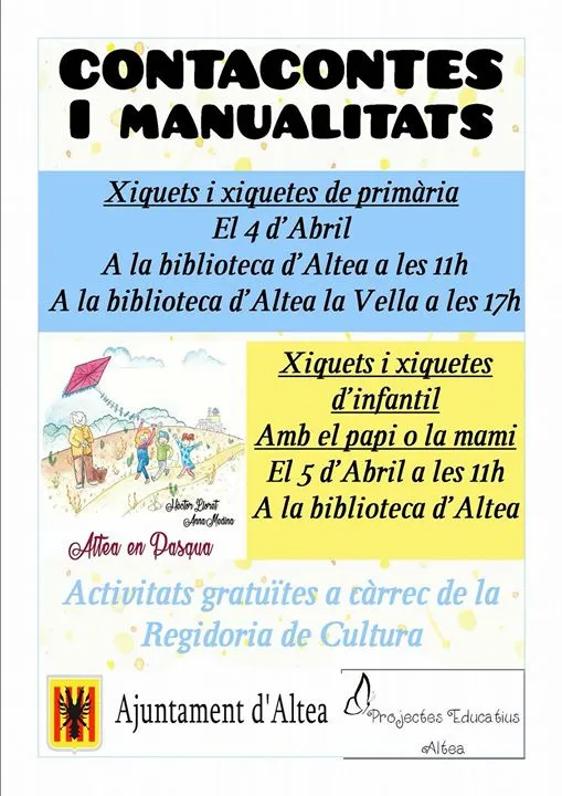 Contacontes i manualitats - Altea en Pasqua