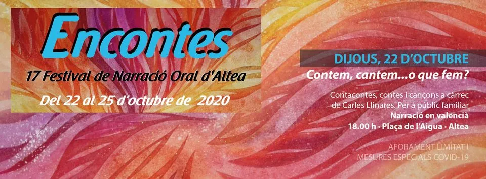 Contem, cantem o que fem? - Encontes Altea 2020