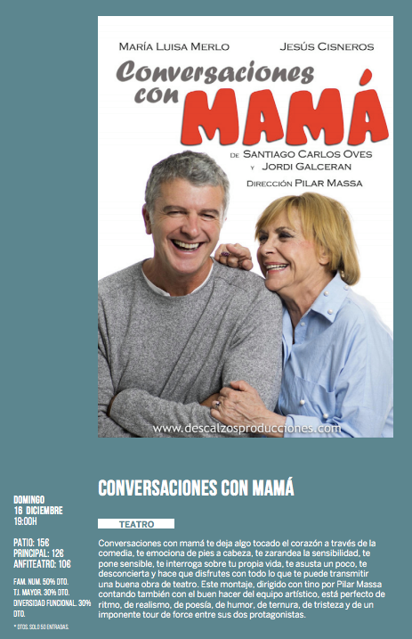 Conversaciones con Mamá en Orihuela