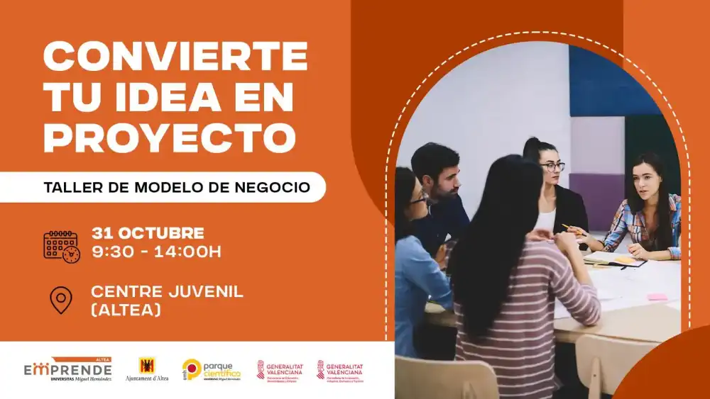 Convierte tu idea en proyecto (taller de modelo de negocio)