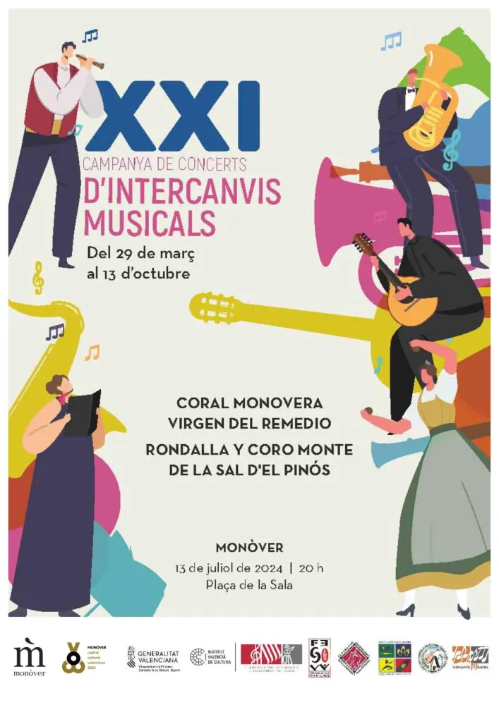 Coral Monovera Virgen del Remedio y Rondalla y coro Monte de la Sal d'El Pinós ► Intercanvis musicals