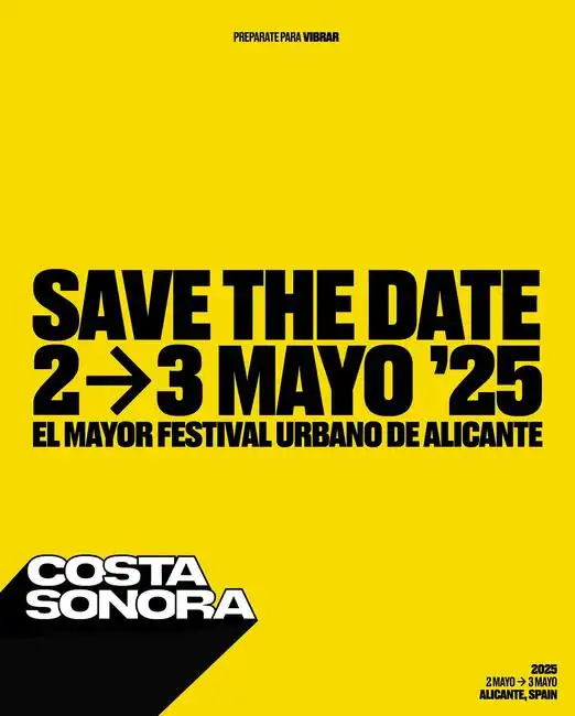 Costa Sonora 2025 - El mayor festival urbano de Alicante