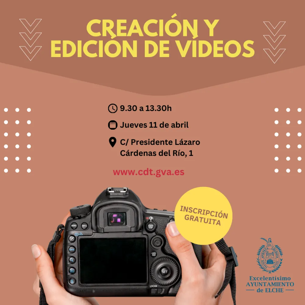 Creación y edición de vídeos