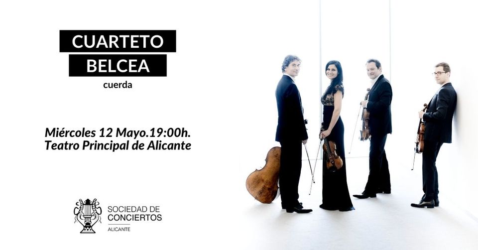 Cuarteto Belcea en Concierto - SOCIEDAD DE CONCIERTOS DE ALICANTE
