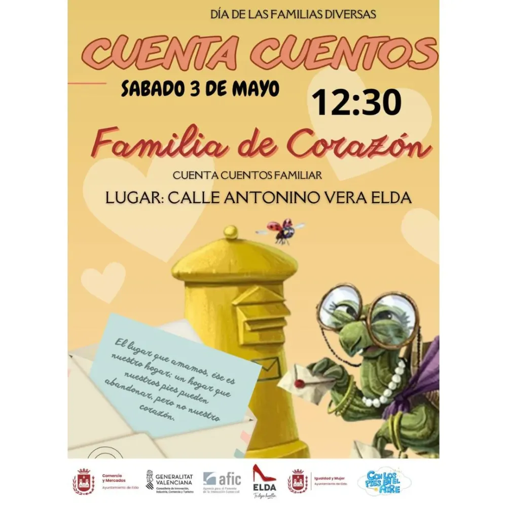 Cuenta cuentos Familia de Corazón