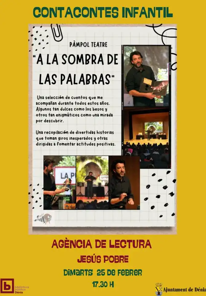 Cuenta cuentos infantil. A la sombra de las palabras