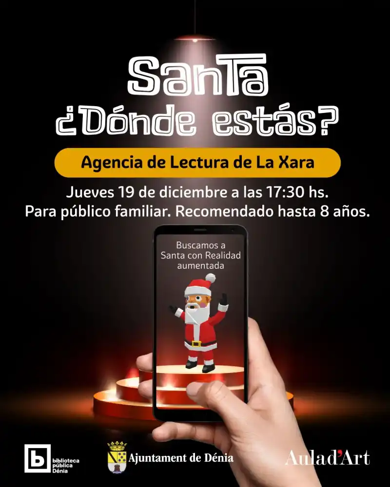 Cuenta cuentos"Santa ¿Dónde estás?" en La Xara
